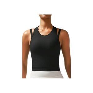 KIMTREE Sports Bra Top Womens Larg Shoulder Straps Support Workout Fit Tennis